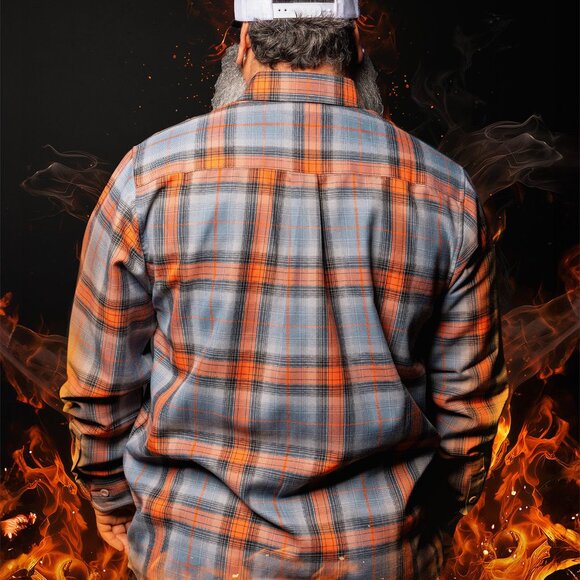 DIXXON Flannel INFERNO Limited Edition Flannel Shirt - Men's XL Tall - Picture 9 of 12